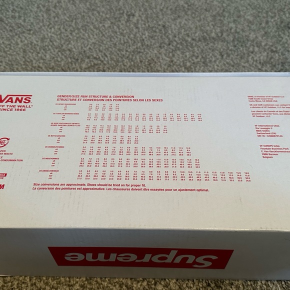 Supreme Vans Old Skool Pro *LIKE NEW* - Picture 8 of 9